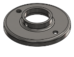 Picture of #RF1506-SS - STAINLESS STEEL 1 1/2" TUBE RAISED BASE FLANGE