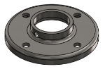 Picture of #RF1508-SS - STAINLESS STEEL 1 1/2" TUBE RAISED BASE FLANGE