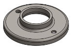 Picture of #RF1662 - STEEL 1-1/4" PIPE RAISED BASE FLANGE