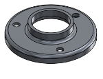 Picture of #RF1663-AL - ALUMINUM 1 1/4" PIPE RAISED BASE FLANGE