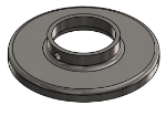 Picture of #RF1905-SS - STAINLESS STEEL 1 1/2" PIPE RAISED BASE FLANGE