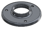 Picture of #RF1907-AL - ALUMINUM 1 1/2" PIPE RAISED BASE FLANGE