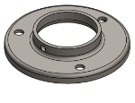 Picture of #RF2387 - STEEL 2" PIPE RAISED BASE FLANGE