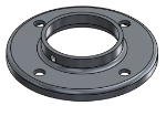 Picture of #RF2388-AL - ALUMINUM 2" PIPE RAISED BASE FLANGE