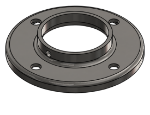 Picture of #RF2388-SS - STAINLESS STEEL 2" PIPE RAISED BASE FLANGE