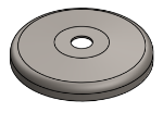 Picture of #SCF050 - STEEL 1/2" TUBE SNAP COVER FLANGE