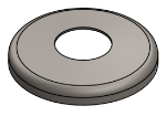 Picture of #SCF125 - STEEL 1 1/4" TUBE SNAP COVER FLANGE