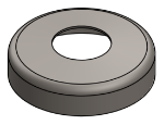 Picture of #SCF132 - STEEL 1" PIPE SNAP COVER FLANGE