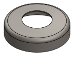 Picture of #SCF150 - STEEL 1 1/2" TUBE SNAP COVER FLANGE