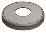 Picture of #SCF166 - STEEL 1 1/4" PIPE SNAP COVER FLANGE