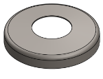 Picture of #SCF190 - STEEL 1 1/2" PIPE SNAP COVER FLANGE