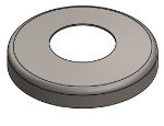 Picture of #SCF200 - STEEL 2" TUBE SNAP COVER FLANGE