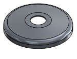 Picture of #SCF075-AL - ALUMINUM 3/4" TUBE SNAP COVER FLANGE