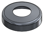 Picture of #SCF150-AL - ALUMINUM 1 1/2" TUBE SNAP COVER FLANGE