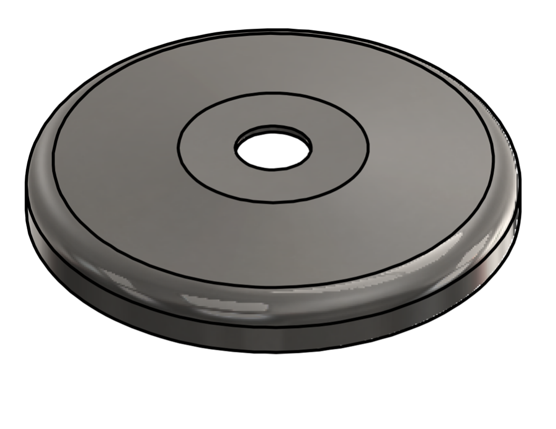 Picture of #SCF050-SS - STAINLESS STEEL 1/2" TUBE SNAP COVER FLANGE