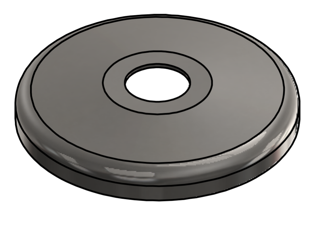 Picture of #SCF075-SS - STAINLESS STEEL 3/4" TUBE SNAP COVER FLANGE