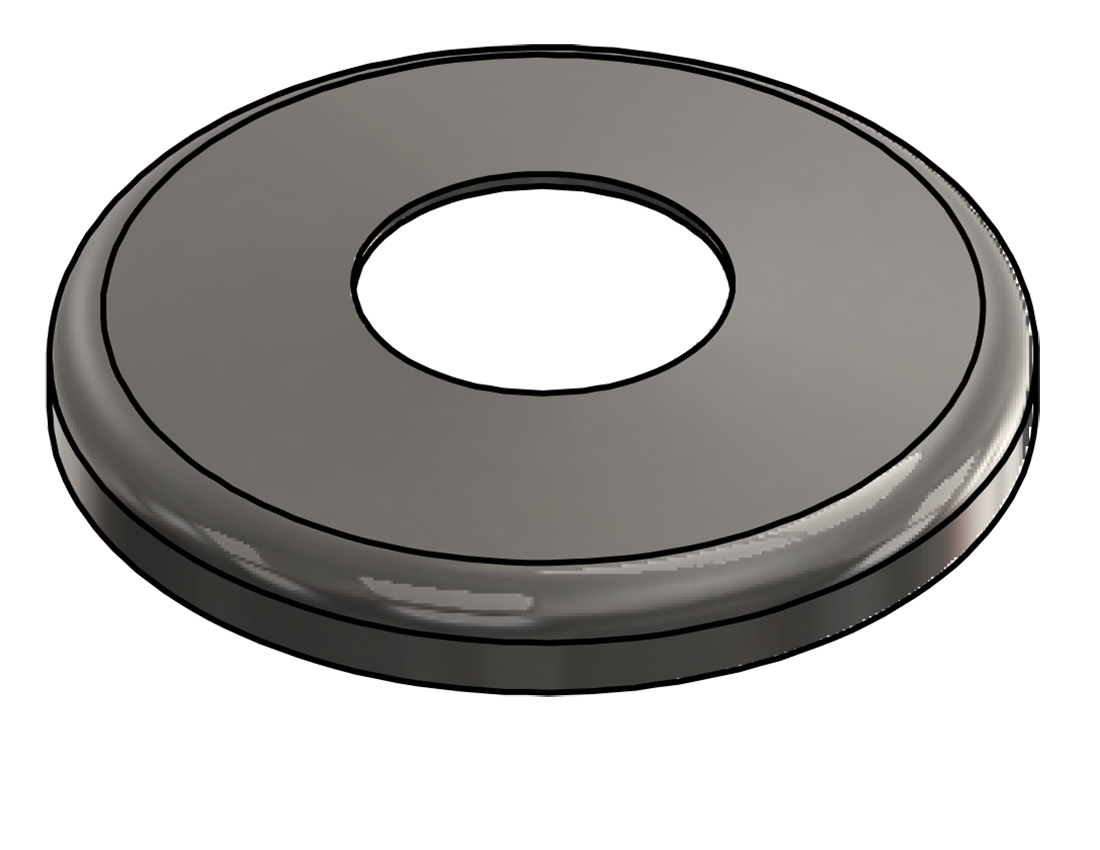 Picture of #SCF125-SS - STAINLESS STEEL 1 1/4" TUBE SNAP COVER FLANGE