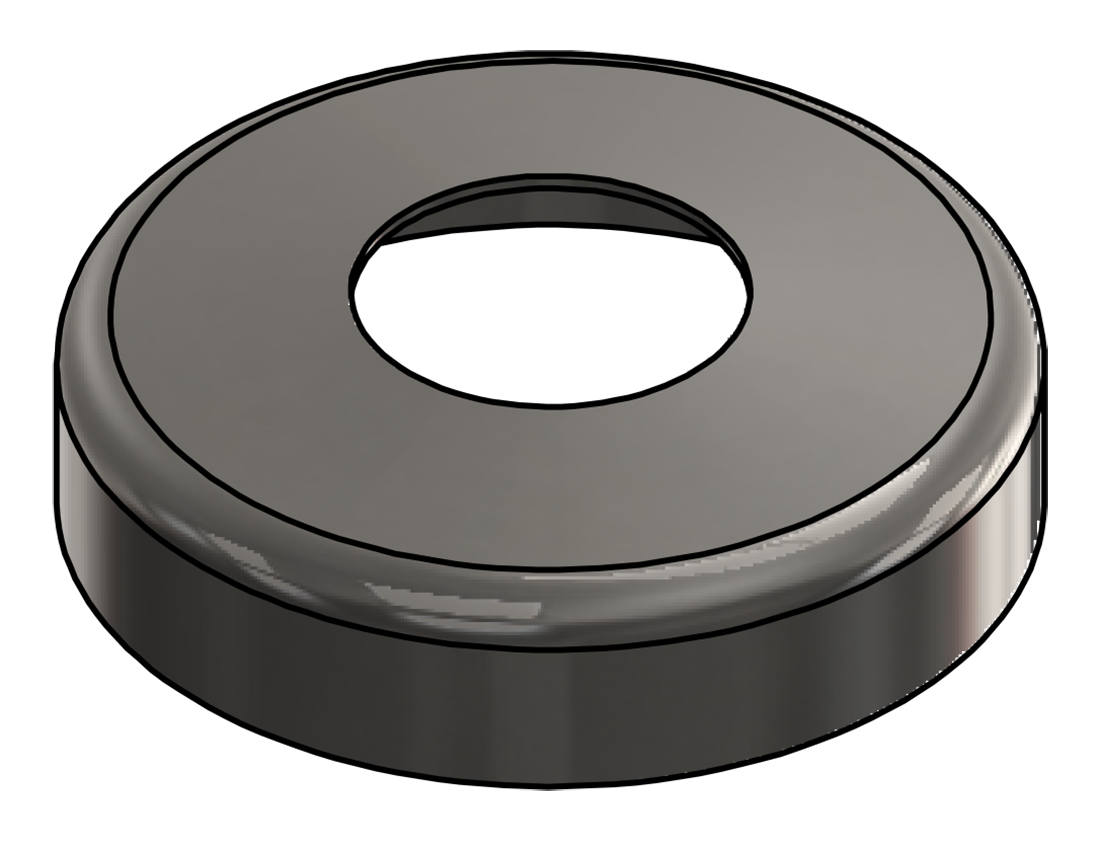 Picture of #SCF132-SS - STAINLESS STEEL 1" PIPE SNAP COVER FLANGE