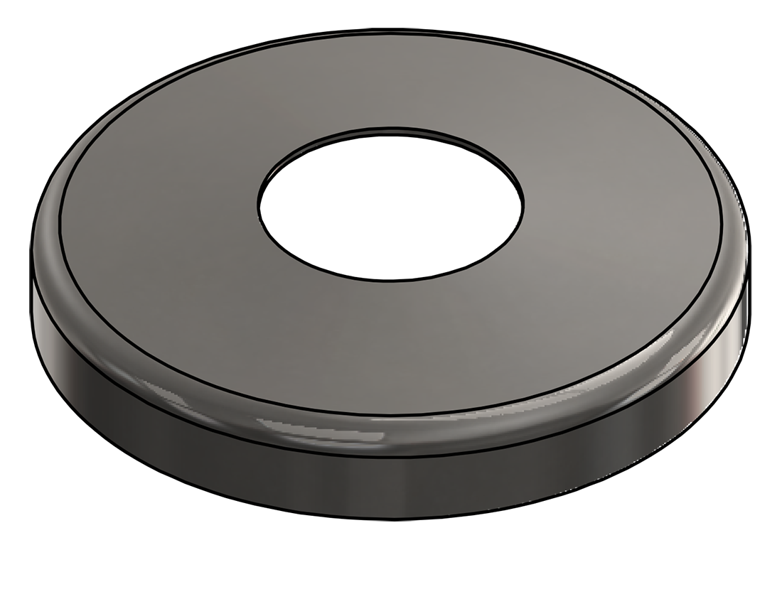 Picture of #SCF166-SS - STAINLESS STEEL 1 1/4" PIPE SNAP COVER FLANGE