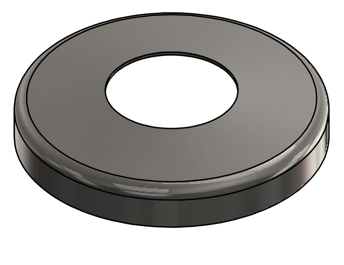 Picture of #SCF190-SS - STAINLESS STEEL 1 1/2" PIPE SNAP COVER FLANGE