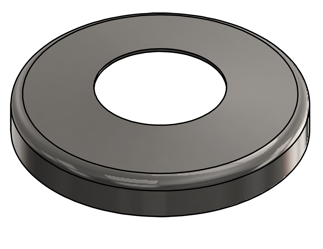 Picture of #SCF200-SS - STAINLESS STEEL 2" TUBE SNAP COVER FLANGE