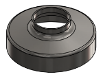 Picture of #RSCF132-SS - STAINLESS STEEL 1" PIPE RAISED SNAP COVER FLANGE