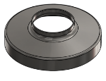 Picture of #RSCF190-SS - STAINLESS STEEL 1-1/2" PIPE RAISED SNAP COVER FLANGE