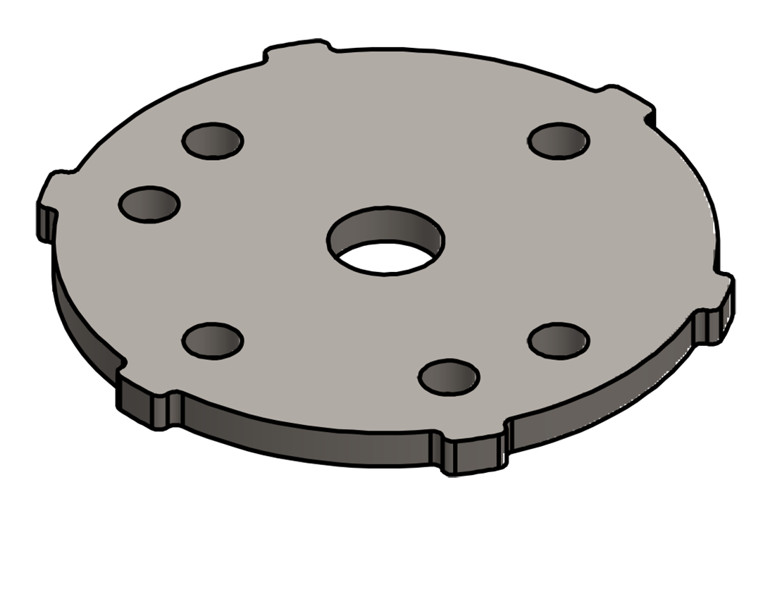 Picture of #SCB050 - STEEL 1/2" TUBE SNAP COVER FLANGE BASE