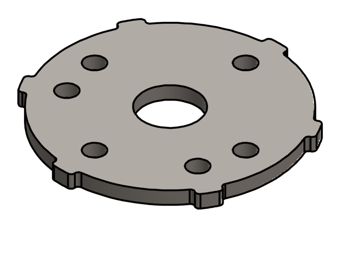 Picture of #SCB075 - STEEL 3/4" TUBE SNAP COVER FLANGE BASE