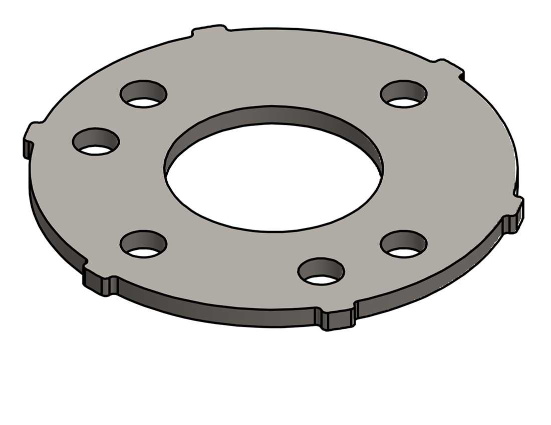 Picture of #SCB190 - STEEL 1 1/2" PIPE SNAP COVER FLANGE BASE