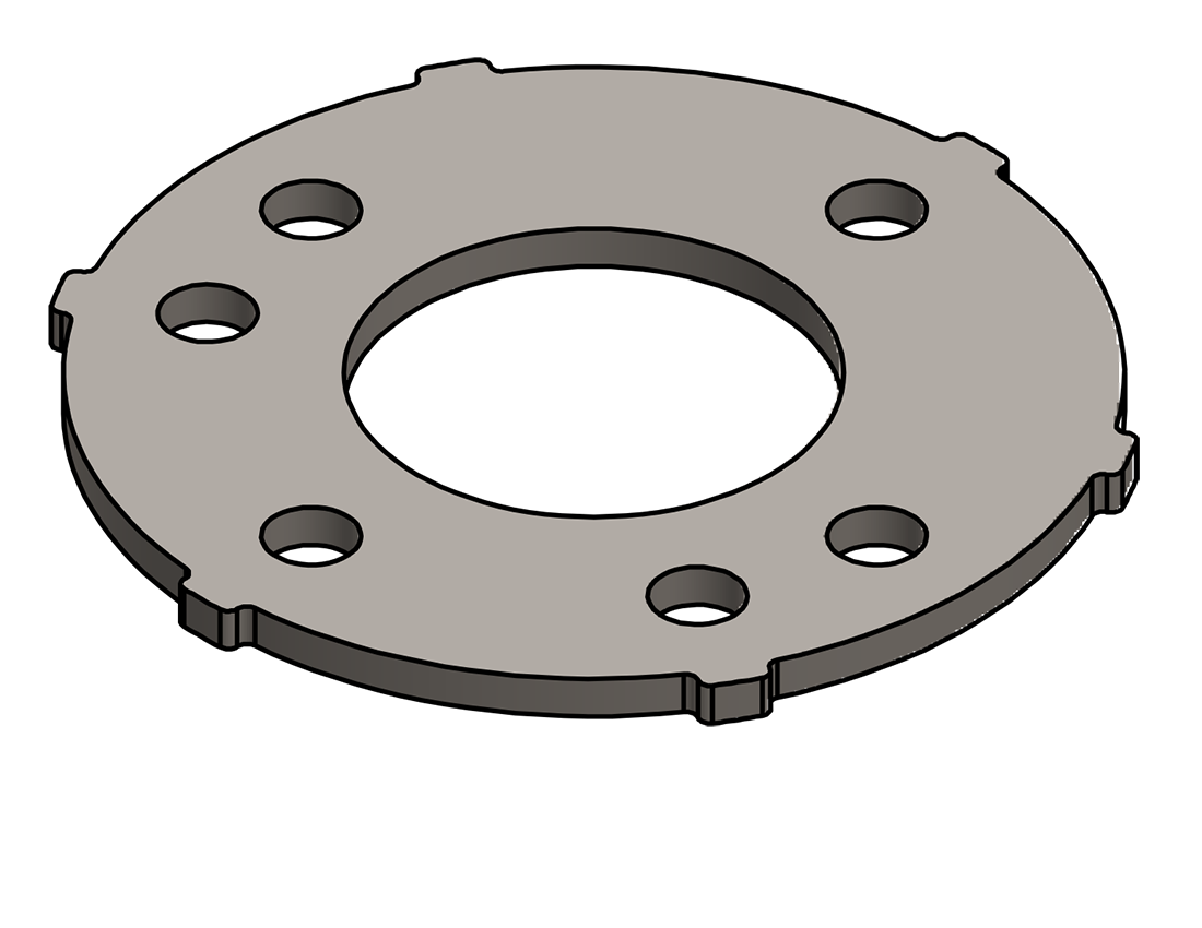 Picture of #SCB200 - STEEL 2" TUBE SNAP COVER FLANGE BASE