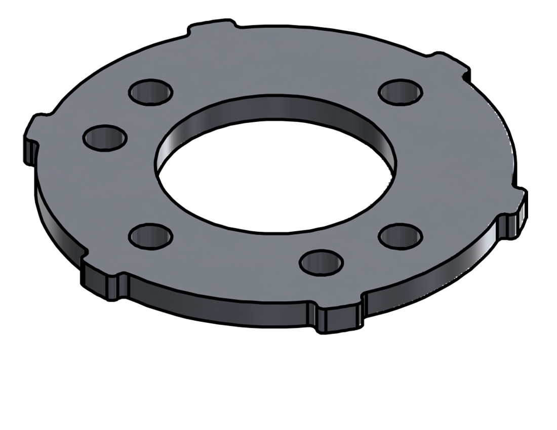 Picture of #SCB150-AL - ALUMINUM 1 1/2" TUBE SNAP COVER FLANGE BASE