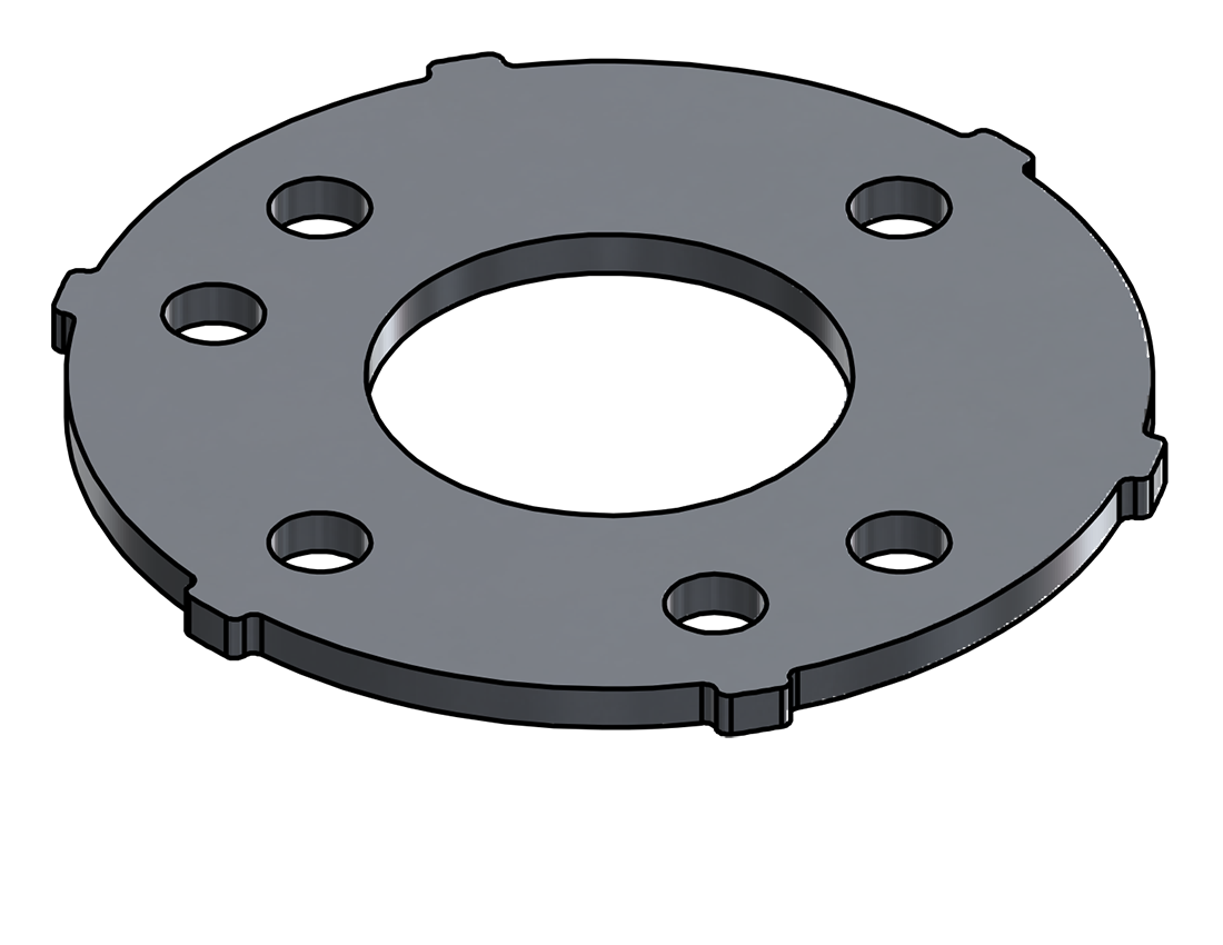 Picture of #SCB190-AL - ALUMINUM 1-1/2" PIPE SNAP COVER FLANGE BASE