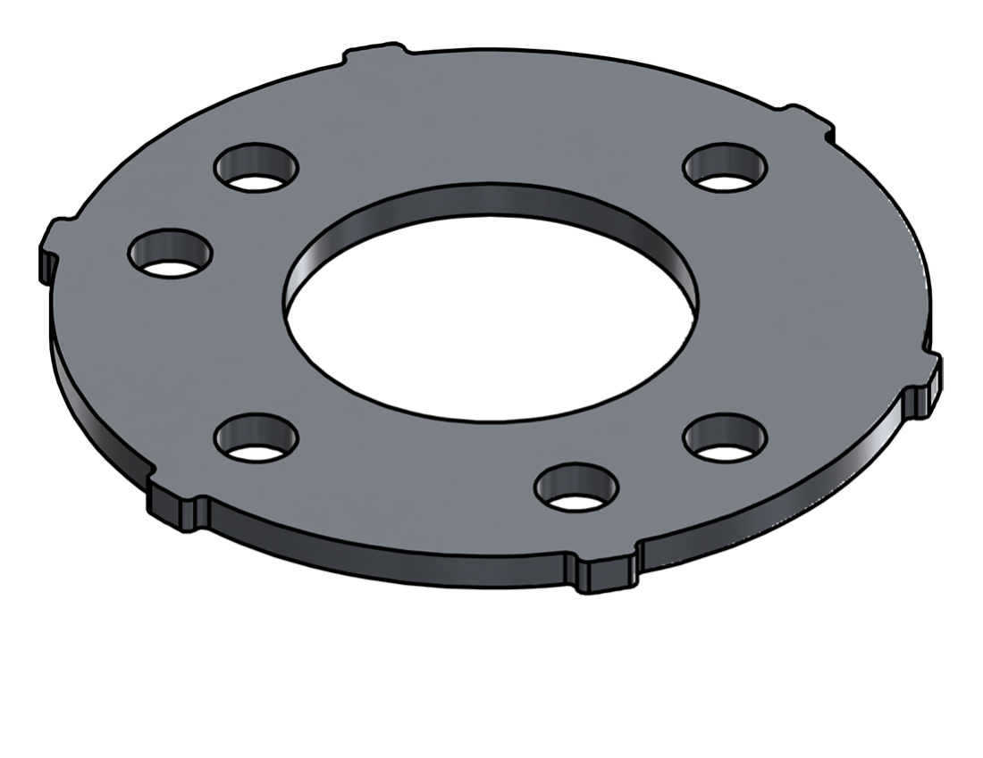 Picture of #SCB200-AL - ALUMINUM 2" TUBE SNAP COVER FLANGE BASE