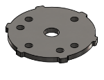Picture of #SCB050-SS - STAINLESS STEEL 1/2" TUBE SNAP COVER FLANGE BASE