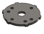Picture of #SCB063-SS - STAINLESS STEEL 5/8" TUBE SNAP COVER FLANGE BASE