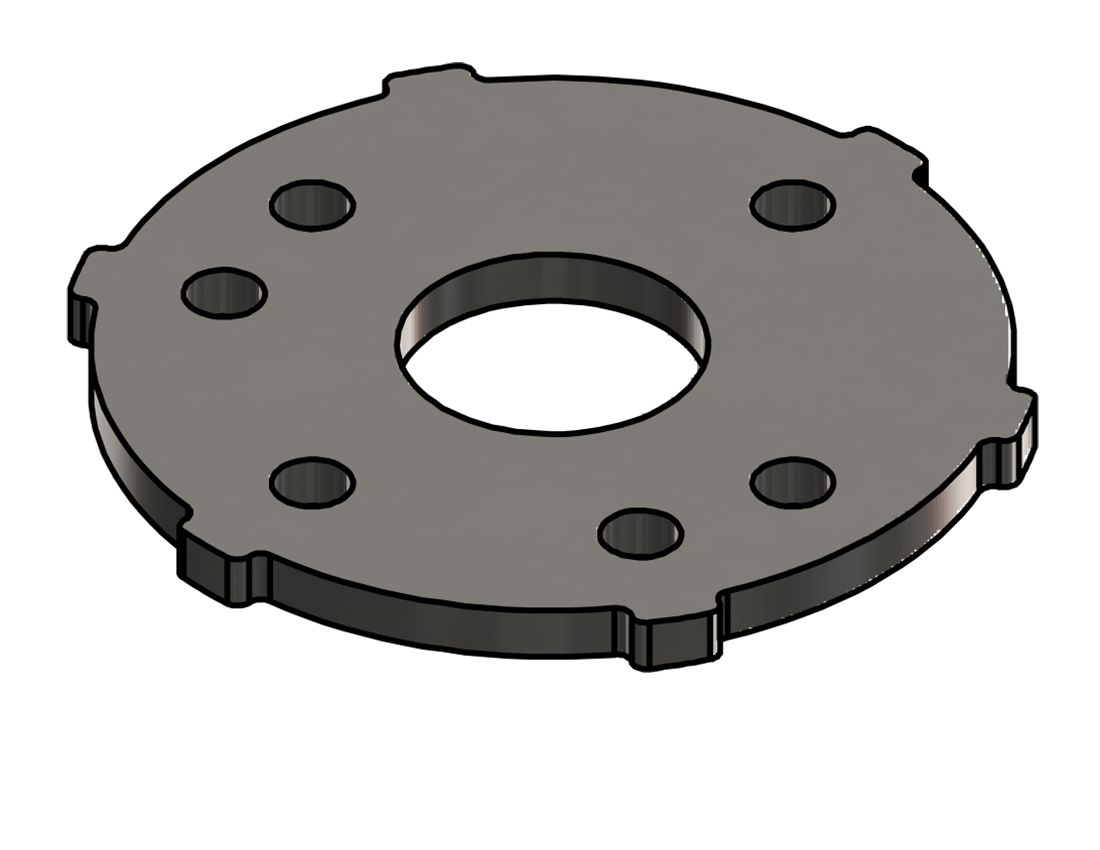 Picture of #SCB100-SS - STAINLESS STEEL 1" TUBE SNAP COVER FLANGE BASE