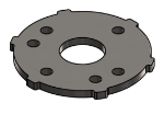 Picture of #SCB100-SS - STAINLESS STEEL 1" TUBE SNAP COVER FLANGE BASE
