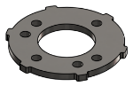Picture of #SCB150-SS - STAINLESS STEEL 1 1/2" TUBE SNAP COVER FLANGE BASE
