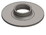 Picture of #XFF1500 - STEEL 1-1/2" TUBE EXTRA HEAVY FLAT FLANGE