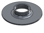 Picture of #XFF1500-AL - ALUMINUM 1-1/2" TUBE EXTRA HEAVY FLAT FLANGE