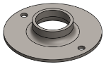 Picture of #XFF1502 - STEEL 1-1/2" TUBE EXTRA HEAVY FLAT FLANGE