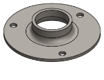 Picture of #XFF1503 - STEEL 1-1/2" TUBE EXTRA HEAVY FLAT FLANGE