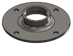 Picture of #XFF1504-SS - STAINLESS STEEL 1-1/2" TUBE EXTRA HEAVY FLAT FLANGE