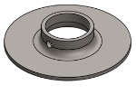 Picture of #XFF1505 - STEEL 1-1/2" TUBE EXTRA HEAVY FLAT FLANGE