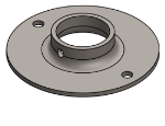 Picture of #XFF1506 - STEEL 1-1/2" TUBE EXTRA HEAVY FLAT FLANGE