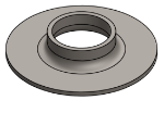 Picture of #XFF1660 - STEEL 1-1/4" PIPE EXTRA HEAVY FLAT FLANGE