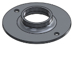 Picture of #XFF1662-AL - ALUMINUM 1-1/4" PIPE EXTRA HEAVY FLAT FLANGE