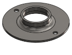 Picture of #XFF1662-SS - STAINLESS STEEL 1-1/4" PIPE EXTRA HEAVY FLAT FLANGE