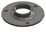 Picture of #XFF1663-SS - STAINLESS STEEL 1-1/4" PIPE EXTRA HEAVY FLAT FLANGE